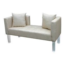 Cote D'Azure W-AST St. Tropez Split Back Sofa in Gold - Sofas