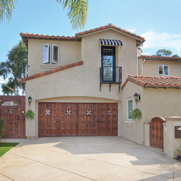 Hand distressed Custom Wood Garage Doors