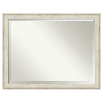 Regal Birch Cream Beveled Wall Mirror - 44.75 x 34.75 in.