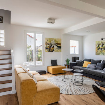 Agrandissement d'une pièce de vie