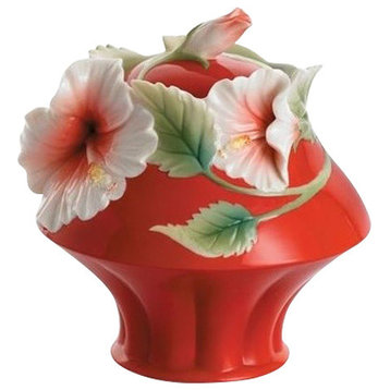 Island Beauty Hibiscus Collection Sugar Jar