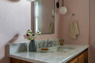 Powder room - powder room idea in Portland