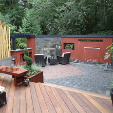 wooden patio