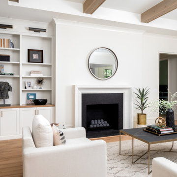 Living Room at 308 Wonderwood by Pike Properties - Charlotte Custom Home Builder