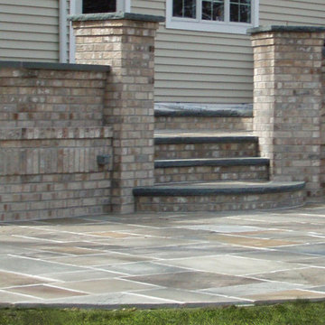 Brick and Bluestone Patio. Melville, NY.