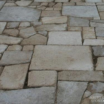Stone Pavers – Antique, Reclaimed Limestone ‘Cobble Stone’ pavers