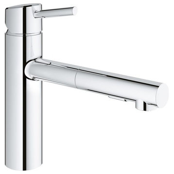 Grohe 31 453 Concetto Pull-Out Kitchen Faucet - Starlight Chrome
