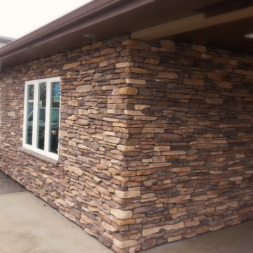Remodel Exterior Stone - Cultured Stone Dry Stack