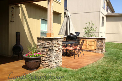 Trendy exterior home photo in Kansas City