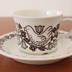 ARABIA アラビア FINNISH FLINT フィニッシュフリント Sirkku シルック コーヒーカップ＆ソーサー - コーヒーカップ＆ソーサー