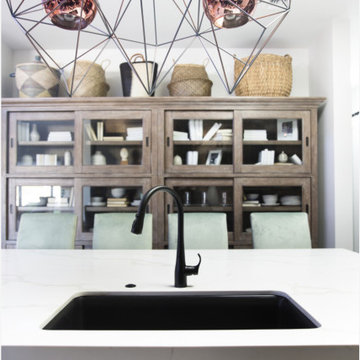 Black and Copper Kitchen