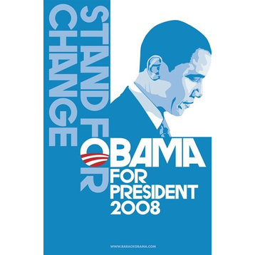 Barack Obama Campaign Poster Print