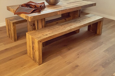 Inspiration for a contemporary dining room remodel in Austin