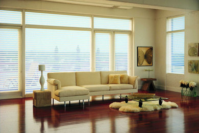 Minimalist living room photo in Los Angeles