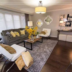 Shades with Side Panels - Curtains