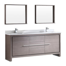 Vanity and Bathroom