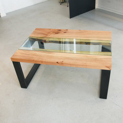 Inverted Live Edge Maple Coffee Table - Furniture
