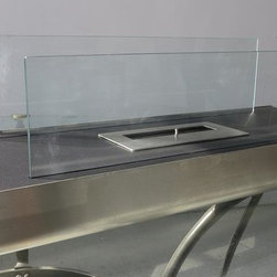 "Canyon" Free Standing Ventless Ethanol Fireplace - Indoor Fireplaces