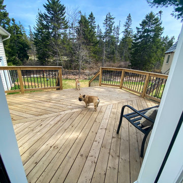 Sunroom Addition + Home Office + Workspace + Deck | Fall River, Nova Scotia