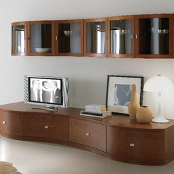 Italian Wall Unit Trend 203 by Artigian Mobili - $4,855.00 - Entertainment Centers And Tv Stands
