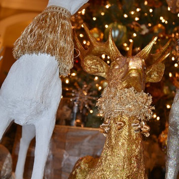 MY 2014 CHRISTMAS TREE, REINDEER & TABLE SETTINGS