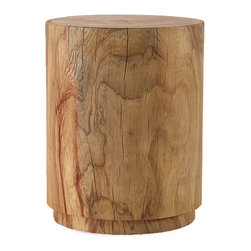 Pfeifer Studio - Minimo Turned Wood Table, Natural - Side Tables And End Tables
