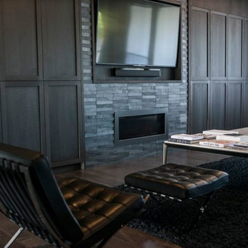 Cliff's bathroom and fireplace tile
