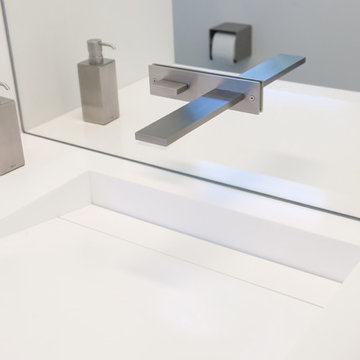 A house in Switzerland:  discreet design in combination with HI-MACS®