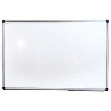 Viztex Porcelain Magnetic Dry Erase Board with an Aluminium frame (24"x18")