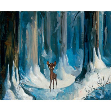 Disney Fine Art Alone in the Woods by Jim Salvati