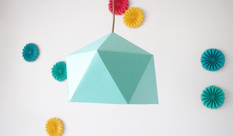 DIY: Как сделать абажур оригами своими руками