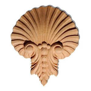 Hand carved Beech Wood Saint George Applique Rosette