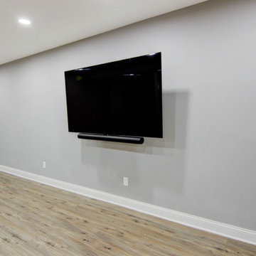 Transitional Basement Finish Liberty, MO