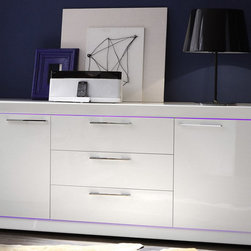 2-Door 3-Drawer Sideboard Salina by LC Mobili - $1,299.00 - Buffets And Sideboards