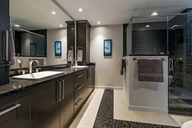 Example of a trendy bathroom design in Other