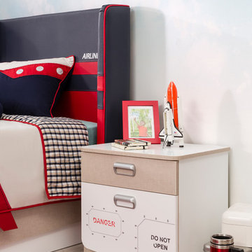 First Class Airplane Kids Bedroom