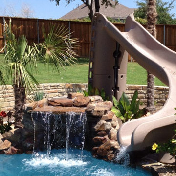 Grotto with Turbo Twister Slide