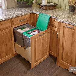 KraftMaid: Auto-Open Kitchen Wastebasket - Trash Cans