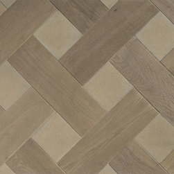 Broderie in Cashmere and Sandstone - Engineered Hardwood Flooring