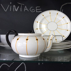 Th&eacute;i&egrave;re et assiette Royal Dolton (7 mrcx) - Tabletop Accessories