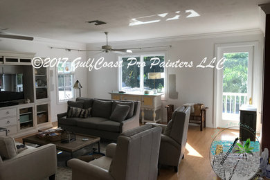 Inspiration for a coastal home design remodel in Miami