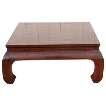 Large Elm Wood Kang Coffee Table