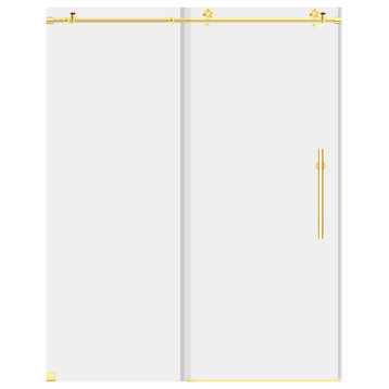 56-60x76" Sliding Shower Door Ultra-C Gold