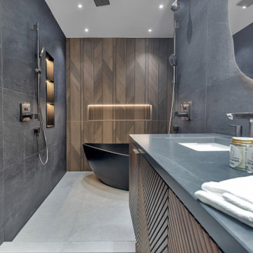 Modern Bathroom Remodels, Saratoga, CA