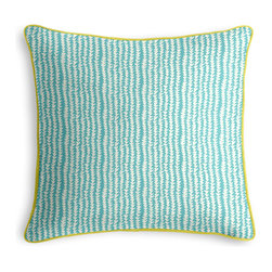 Turquoise & Green Outdoor Pillow - Outdoor Cushions And Pillows