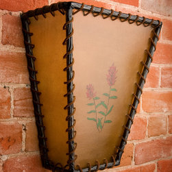 Rawhide Trapezoid Wall Sconce - Wall Sconces