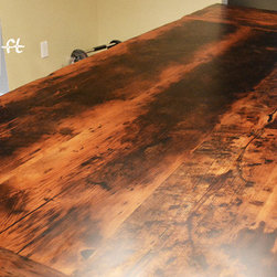 Reclaimed Wood Harvest Tables - Products