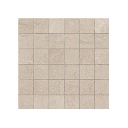 Foussana 2" x 2" Mosaic Porcelain Tile in Sand - Mosaic Tile