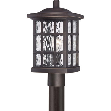 Quoizel SNN9009 Stonington 1 Light 17" Tall Post Lantern - Palladian Bronze