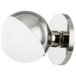 Hudson Valley Lighting - Lodi 1-Light Bath Bracket Polished Nickel Finish - Paying homage to the 1960s, the slightly askew, large, opal-gloss globe shades fill a space with big, bright light. Topped with metal caps in Aged Brass or Polished Nickel and available as a one, two, three or four-light sconce, Lodi works well in the bath or any other room in the house.